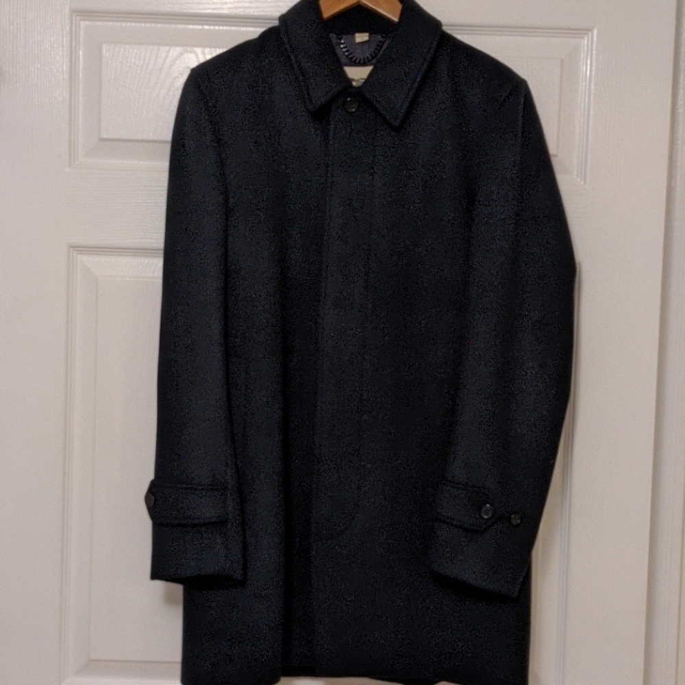 Burberry Wool and Cashmere Overcoat